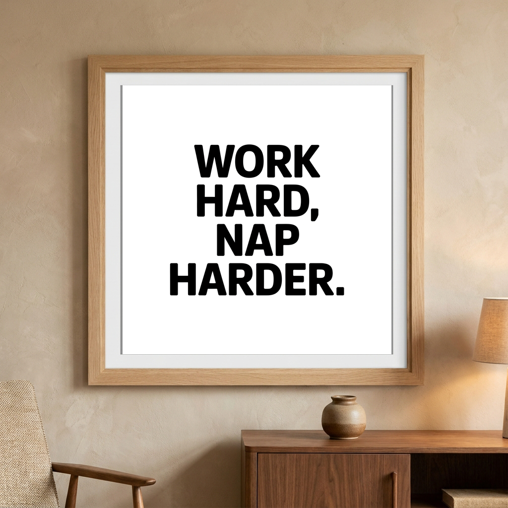 Work Hard Nap Harder