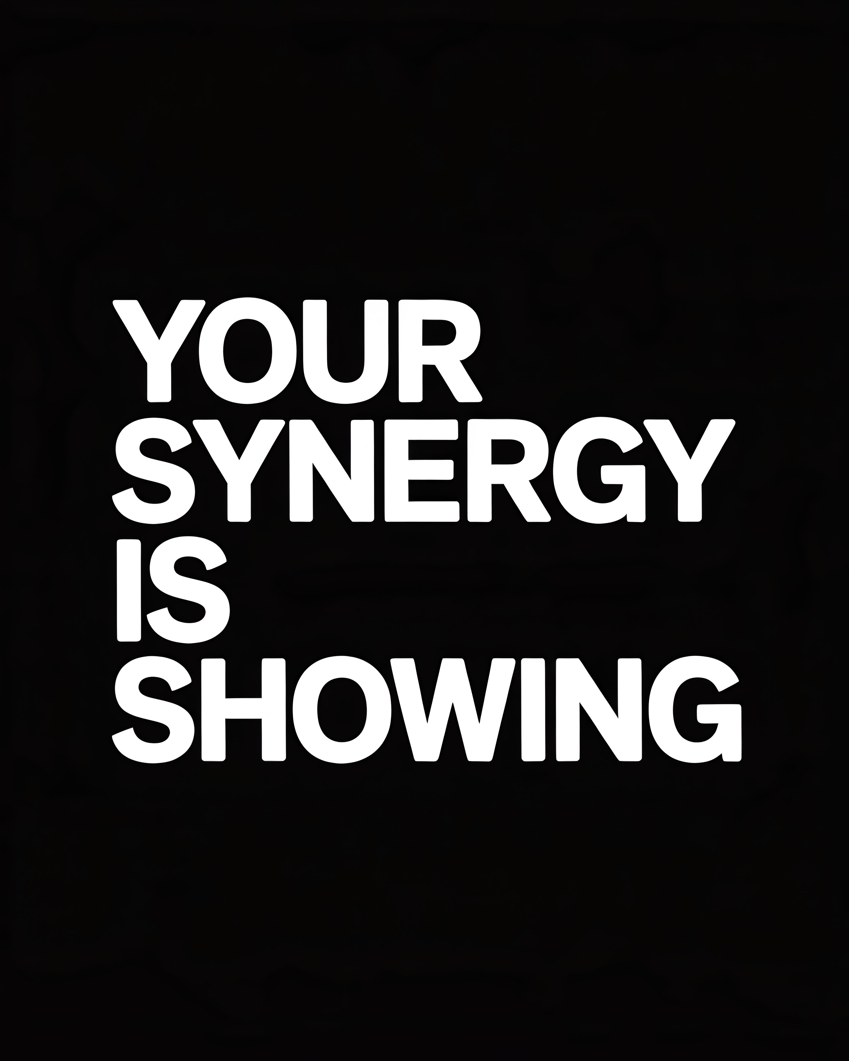 Your Synergy is Showing